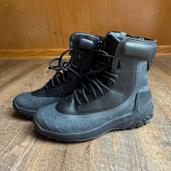 Nike Zoom Kynsi Jacquard Boots 806978-001 Women's Size 6.5 Black Waterproof - Picture 1 of 12